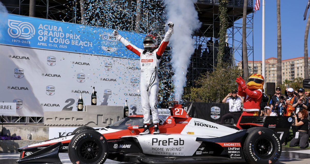 Kyle Kirkwood Wins Again At 50th Acura Grand Prix of Long Beach
